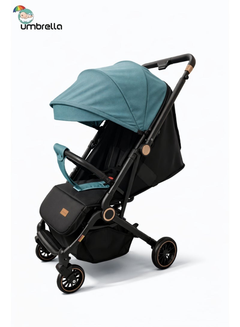 umbrella Stroller umbrella X5R flip arm  High quality-green - Image 1