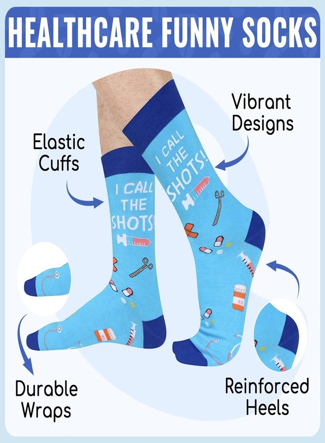 sockfun Medical Assistant Gifts for Men - Pharmacist Gifts Doctors Gift for Male Medical Students School Gift Socks Doctor Socks - Image 2