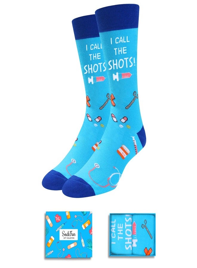 sockfun Medical Assistant Gifts for Men - Pharmacist Gifts Doctors Gift for Male Medical Students School Gift Socks Doctor Socks - Image 1