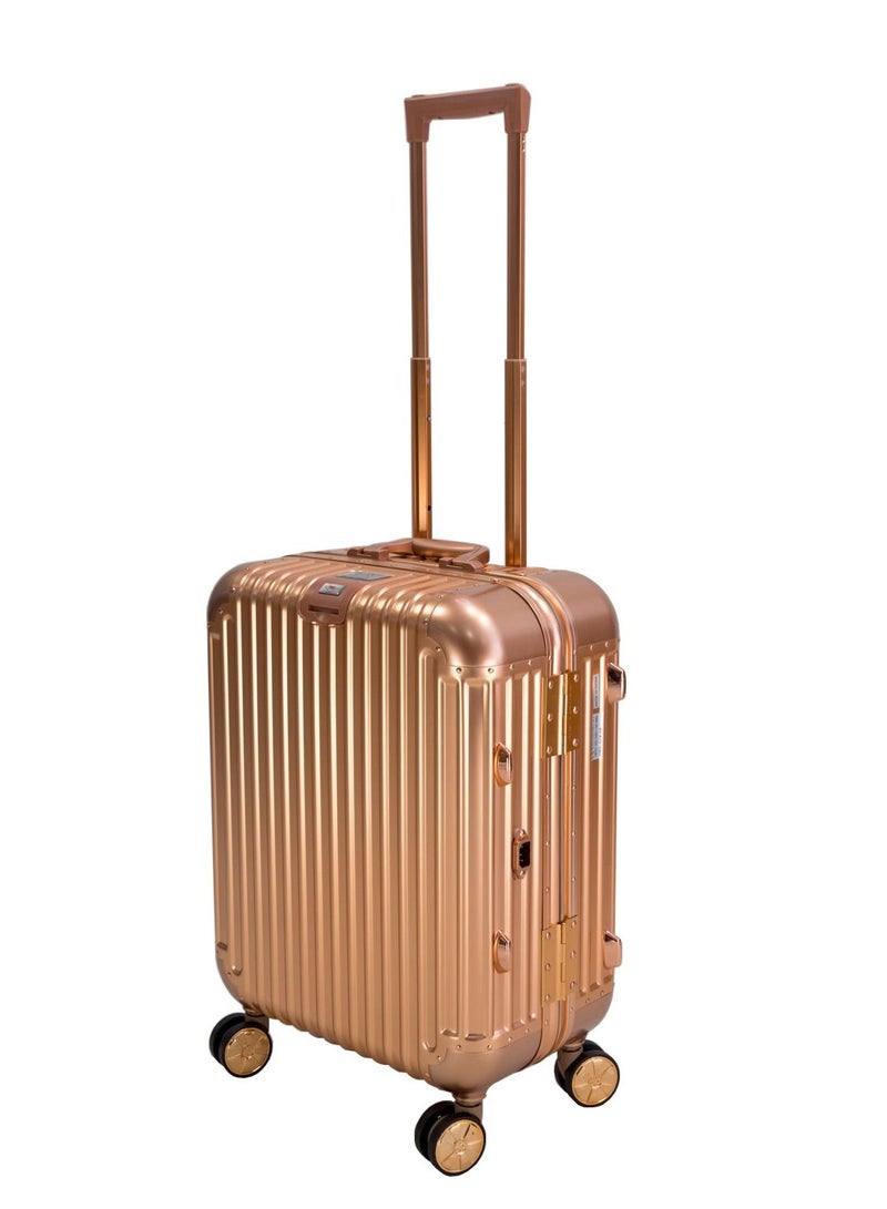 MAYLAN Makeup Train Stand Case With Pro Studio Artist Trolley - Rose Gold - Image 2