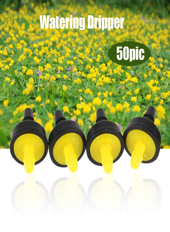 50Pcs Adjustable Flow Pressure Compensating Irrigation Sprinklers Watering Dripper Emitter - Image 2