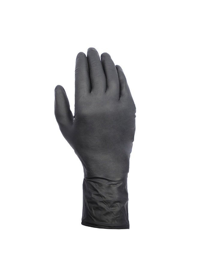 Vaultex Vaultex FLY Disposable Nitrile Powder free gloves Color Black, Size M, 50Pcs/Pack  - Image 1