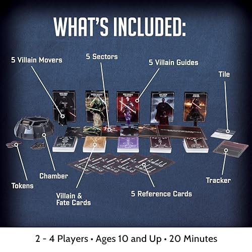 Ravensburger Star Wars Villainous - Power of The Dark Side Strategy Board Game - Join Darth Vader, Kylo Ren, and More in This Immersive Star Wars Universe Adventure - 2-4 Players - Ages 10+ - Image 3