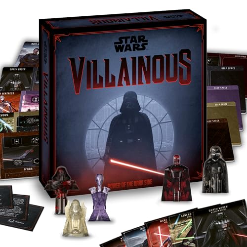 Ravensburger Star Wars Villainous - Power of The Dark Side Strategy Board Game - Join Darth Vader, Kylo Ren, and More in This Immersive Star Wars Universe Adventure - 2-4 Players - Ages 10+ - Image 1