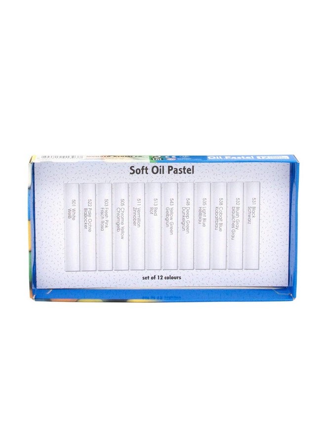 Gallery Oil Pastels Cardboard Box Set Of 12 Standard Assorted Colors