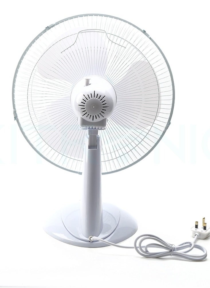 LC 3-Blade Electric Table Fan, 45 Watts, with 3 Speeds DLC-1640T White  - Image 4