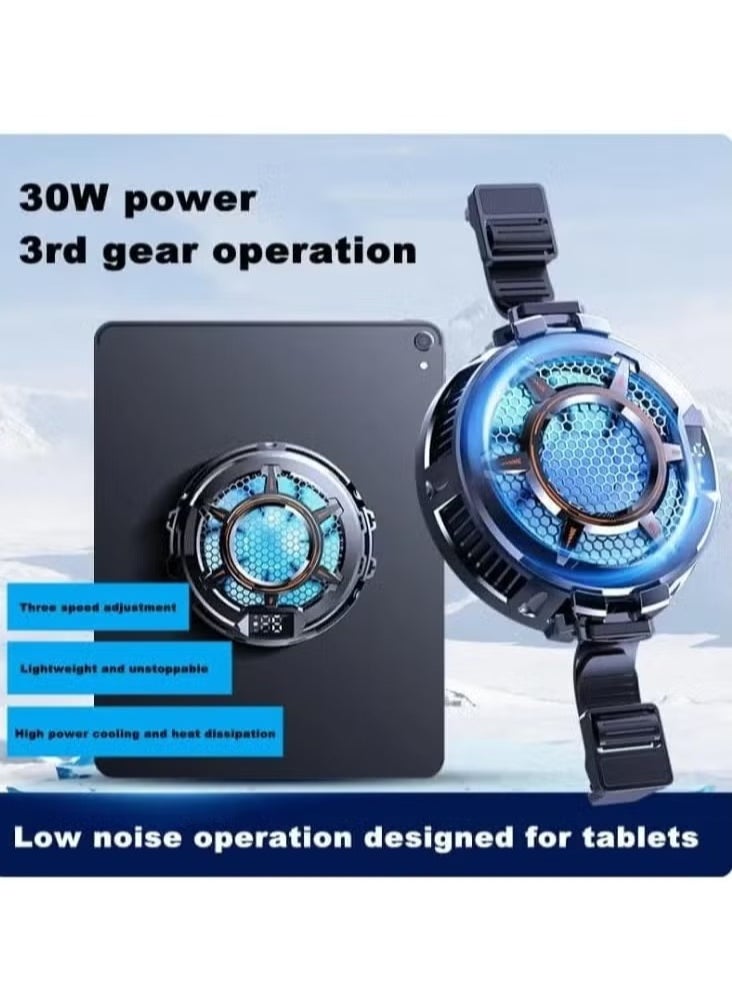 JAJEEK CX05 Magnetic Tablet Gaming Cooler – Silent Operation, -9°C Cooling with TEC Semiconductor Technology, 3 Gear Cooling Adjustment, Ideal for Gaming, Streaming, and Intensive Tablet Use, Compatible with iPad and Tablets  - Image 3