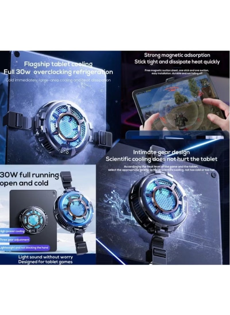 JAJEEK CX05 Magnetic Tablet Gaming Cooler – Silent Operation, -9°C Cooling with TEC Semiconductor Technology, 3 Gear Cooling Adjustment, Ideal for Gaming, Streaming, and Intensive Tablet Use, Compatible with iPad and Tablets  - Image 4