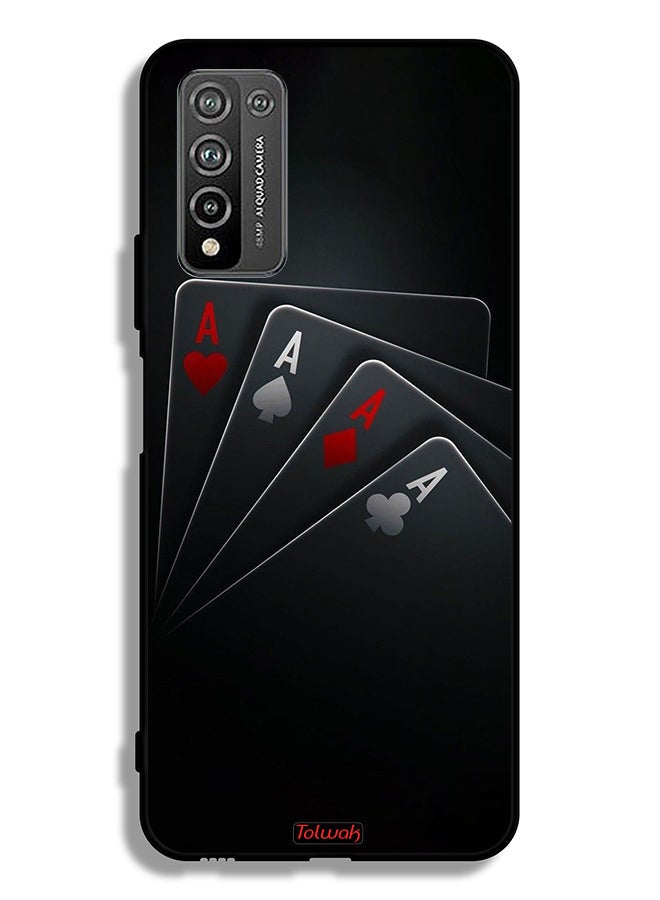 Tolwak Honor 10X Lite Protective Case Cover Cards A  - Image 2