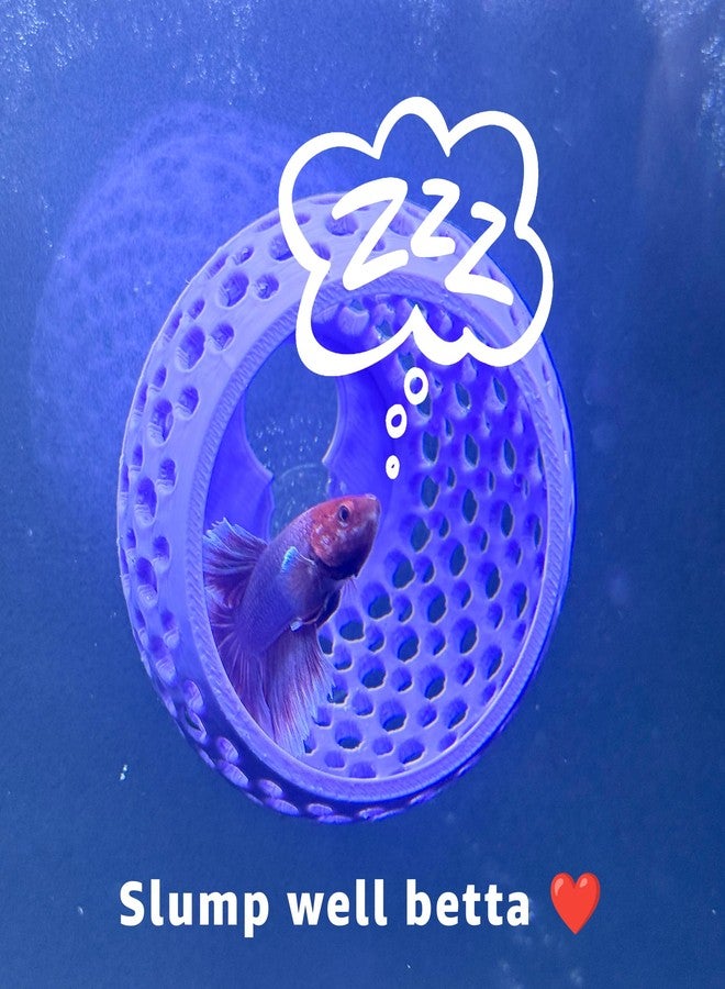 CTWPets Betta Bulb Hide 2.0 | Betta Rest Fish Tank Ornament Large | Aquarium Cave with Suction Cup for Small Fish Tank, Betta Habitat, Shrimp Hideout, Aquatic Decor Large (Minty Dream) - Image 2