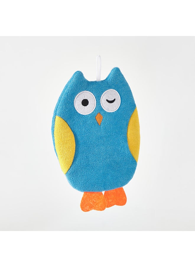 Home Box - Owl Shaped Bath Glove 16 x 21 cm - Image 1