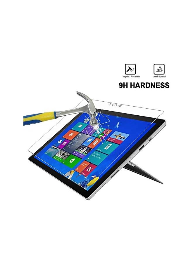 Zaboon - 2 Pack Screen Protector For Surface Pro 7 Surface Pro 6 Surface Pro 5Th Gen Surface Pro 4 Tempered Glass With Surface Pen Compatible Scratch Resistant High Sensitivity - Image 1