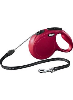 Flexi New Classic Long Medium 8 Mt Rope Red 