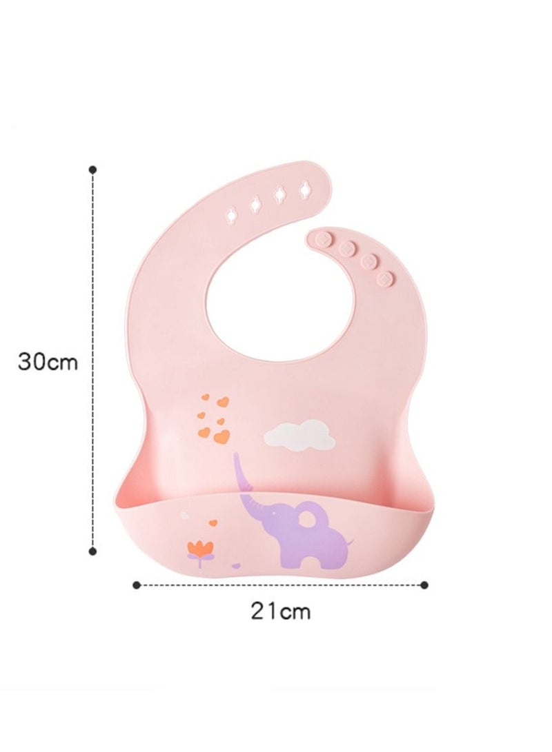 Muslin Tree Waterproof Silicone Baby Bib  - Image 2