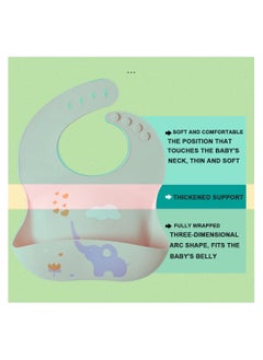 Muslin Tree Waterproof Silicone Baby Bib  - Image 5