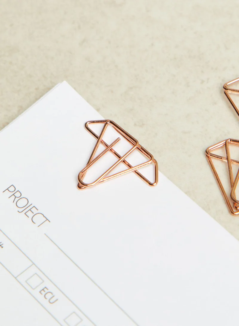 AURORA 8 Piece Diamond Shaped Paper Clips