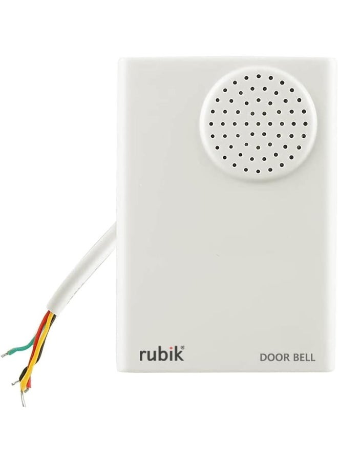Rubik 12V Door Bell Wired Ding-Dong Doorbell Chime Works With All Type Access Control For Home And Office  - Image 1