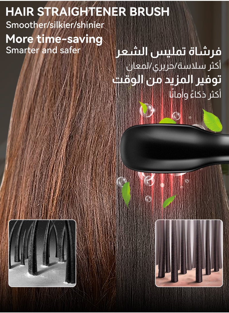 Multifunctional Hot Air Brush Straightening Brush Hair Dryer Brush Ceramic Dryer And Styler