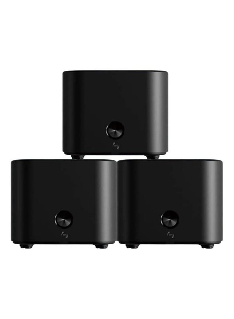 Totolink - AX1800 Wi-Fi 6 Mesh Router System (3-Pack) – Dual-Band 2.4GHz/5GHz, Speed Up to 1800Mbps, Covers 600㎡, MU-MIMO, WPA3 – X18 | Black| - Image 1