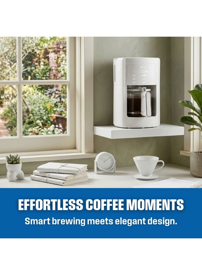 ELLE Panache Series Digital Coffee Maker, 1.8L, 12-14 Cup Capacity, Programmable, Reusable Permanent Filter, 1700W - Image 4