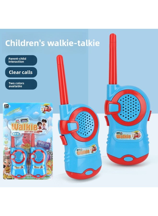 Hot-selling House Wireless Walkie-talkie 2 Children Indoor And Outdoor Double Interactive Game Phone To Play-Color:993 Walkie-talkie White Suction Board