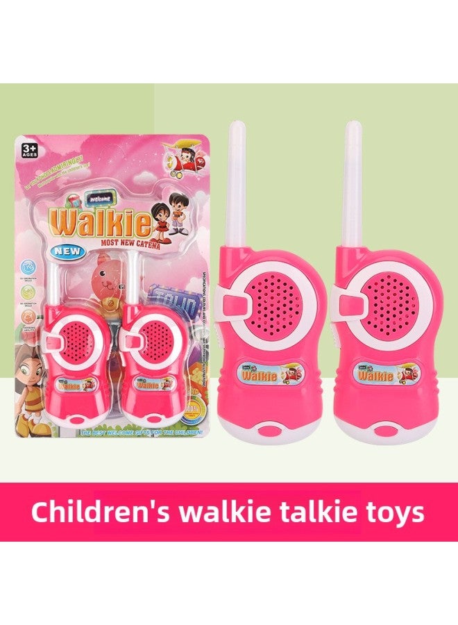 Hot-selling House Wireless Walkie-talkie 2 Children Indoor And Outdoor Double Interactive Game Phone To Play-Color:993 Walkie-talkie White Suction Board