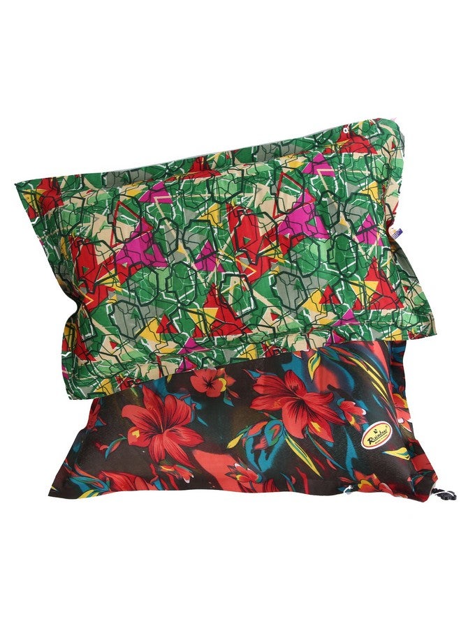 SAAMIYA ENTERPRISE Air Pillow/Travelling Pillow Multi Colour (Pack of 2) (Printed), Colour and Print as per Availability, Rubber - Image 1