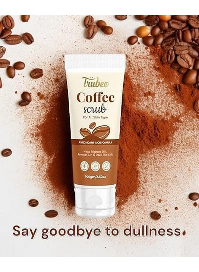 Trubee Coffee Scrub | Face and Body Scrub | Removes Tan, Blackheads and Dirt | For Men & Women 100gm - Image 3