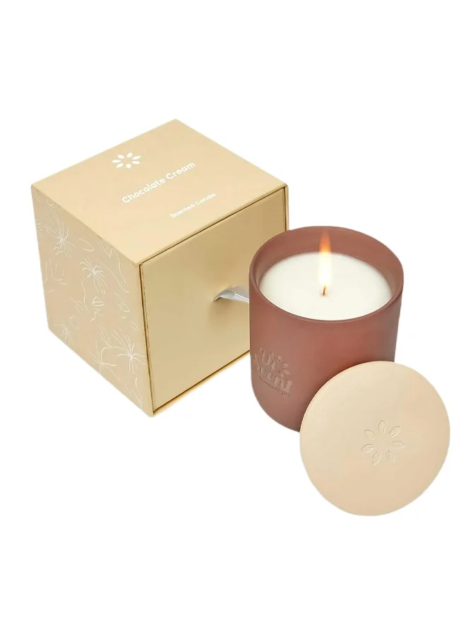 Dr Scent Scented Candle - Perfect for Creating a Cozy and Relaxing Atmosphere in any Room, Gift Set for all Festivals (Chocolate Cream)
