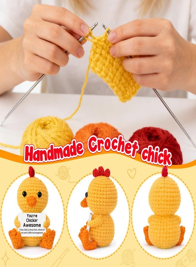 Hweijm Graduation Gifts 2026 Chicken Gifts for Teens Girls Boy Kids Son Daughter Women Gifts Mothers Day Birthday, Teacher Appreciation Graduation Decorations Handmade Crochet Chick Gift for Studen - Image 3