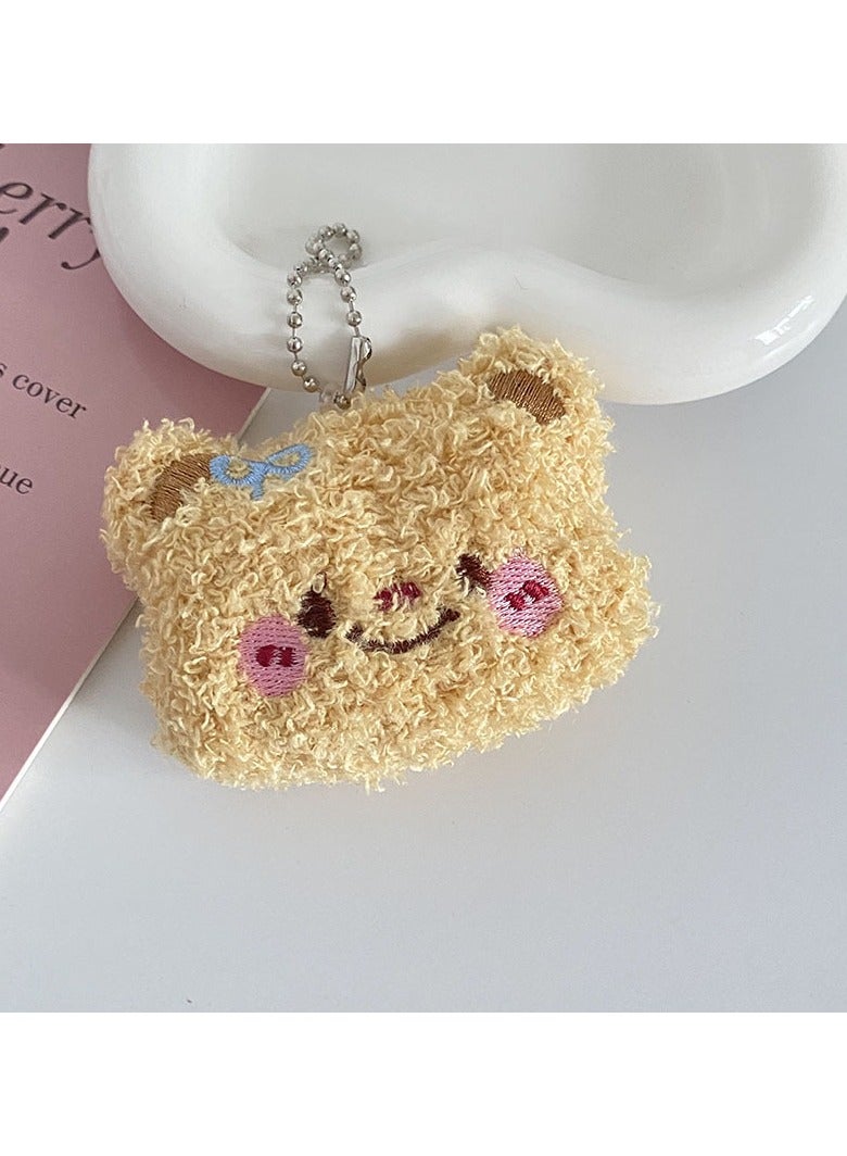 general Butter Bear Plush Toy Pendant Keychain - Women's Bag Pendants - Women's Gifts (3 Pcs) - Image 3