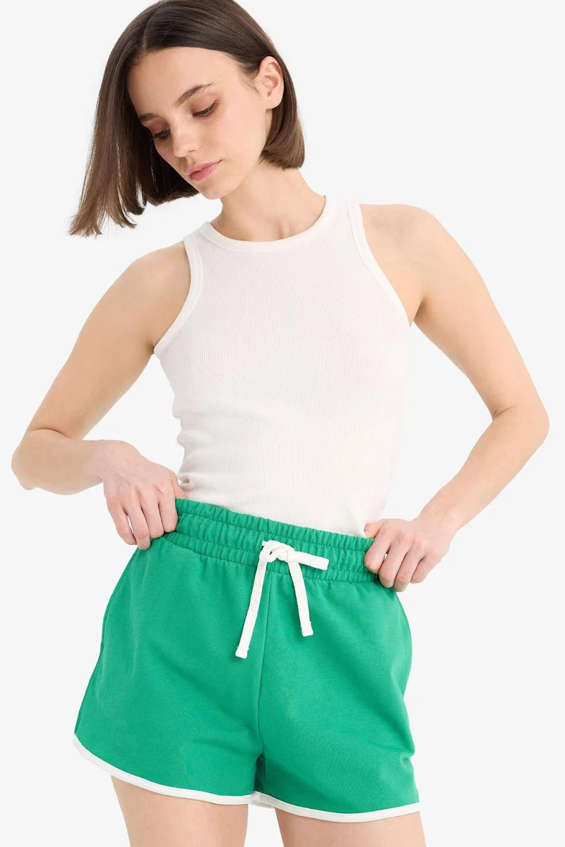 DeFacto Regular Fit Thick Sweatshirt Fabric Shorts