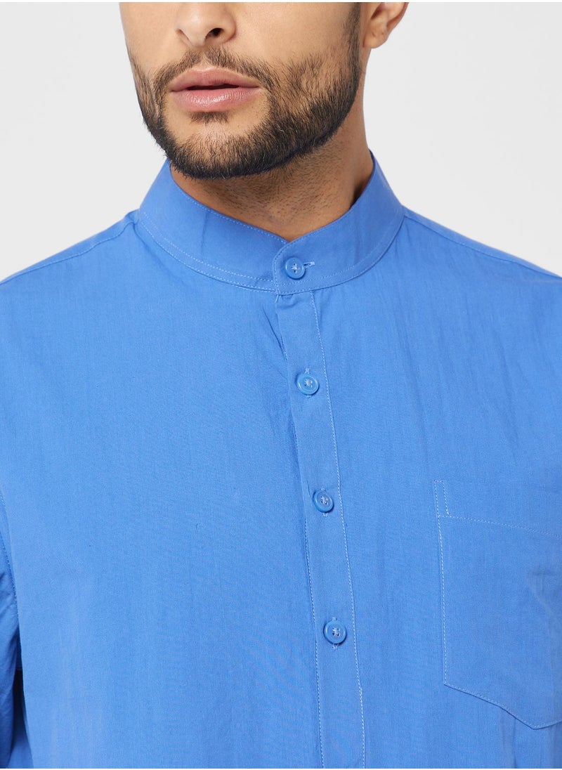 Robert Wood - Grandad Collar Shirt - Image 1