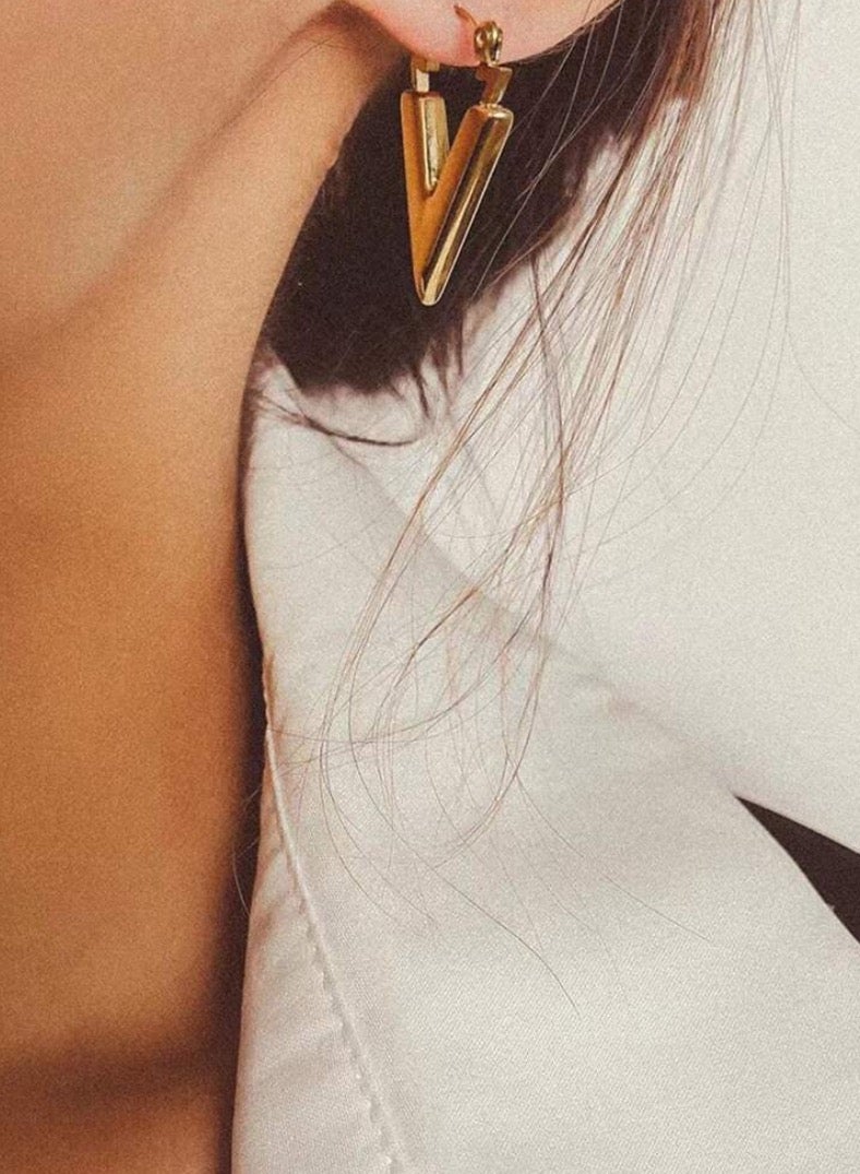 JewelryPalace 18k Gold Plated Stainless Steel Earring For Women - Image 1