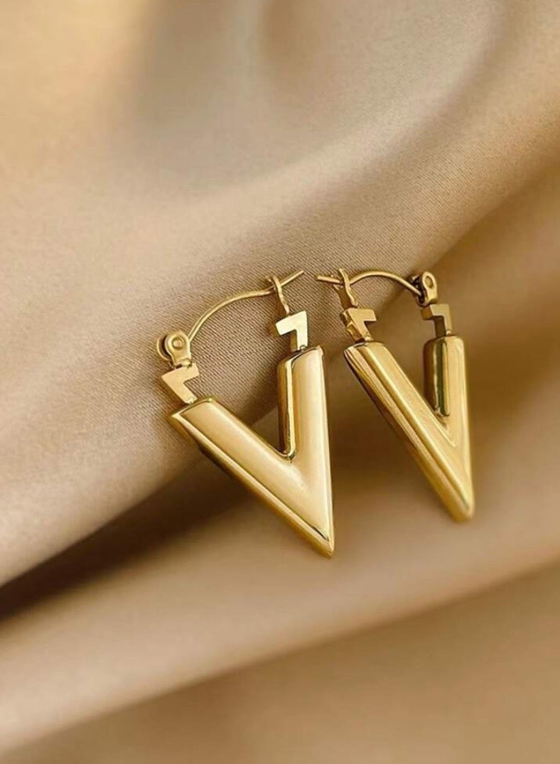 JewelryPalace 18k Gold Plated Stainless Steel Earring For Women - Image 2