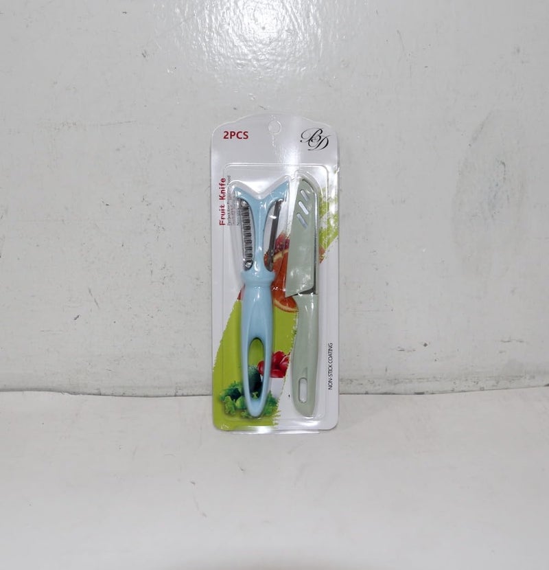 مجموعة سكاكين وقشارة مطبخ 2 قطعة من B&D