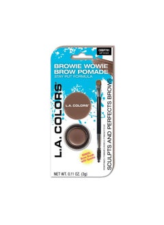 L.A. Colors L.A. COLORS Browie Wowie Brow Pomade (carded), Soft Brown CBBP781A  - Image 1