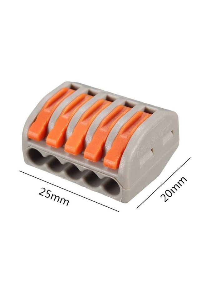 NIBEMINENT Flame Retardant Cable Connector Grey/Orange  - Image 5