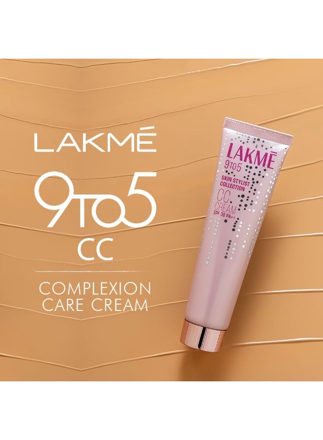 LAKME Complexion 9 to 5 Care Face Cream, Beige, 9g - Image 3