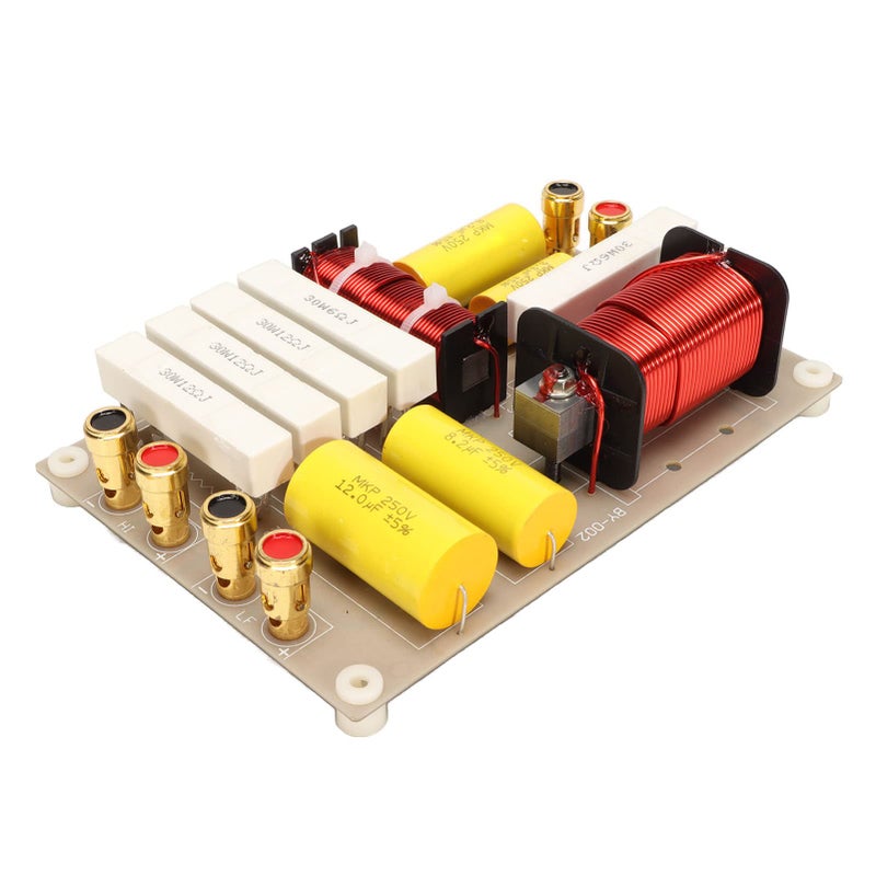 800W 2 Way Audio Crossover Filter Treble Bass Frequency Divider For DIY HiFi Speakers - Image 2
