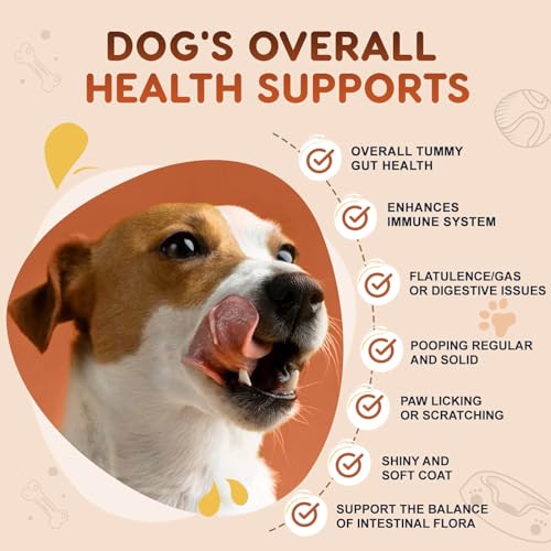 ZEBORA Probiotics for Dogs, Dog Probiotics for Digestive Health, Plus Pumpkin and Fish Oil, for Gut & Itchy, 120 Soft Chews - Image 4