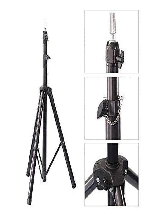 BLUSHIA Wig Stand Tripod Mannequin Head Stand Heavy Duty Metal Adjustable Wig Head Stand for Canvas Block Head Styling Making Wigs Displaying Cosmetology Hairdressing - Image 2