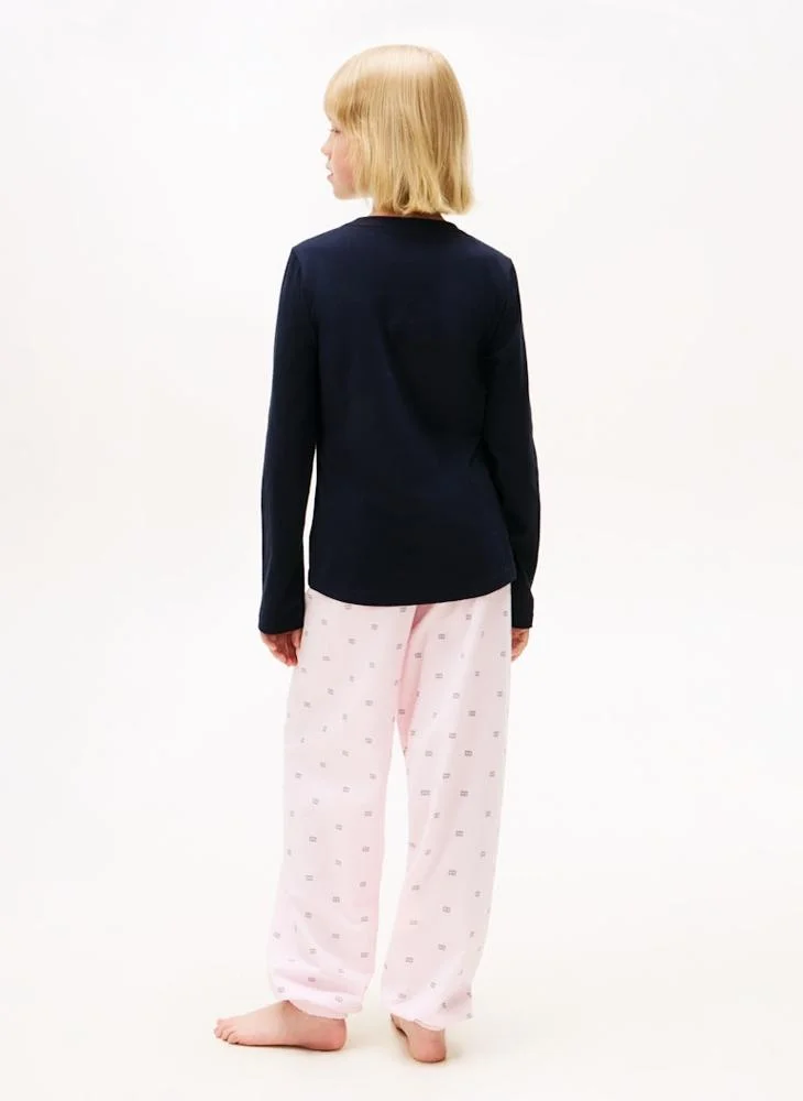 TOMMY HILFIGER Kids 2 Pack Logo Crew Neck T-Shirt