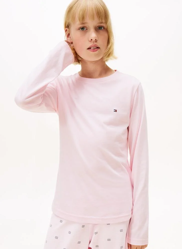 TOMMY HILFIGER Kids 2 Pack Logo Crew Neck T-Shirt