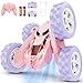 cosone RC Stunt Car Remote Control Cars with Lights DoubleSided Driving Indoor Outdoor Toys Gifts Presents for 6 7 8 9 10 11 12 Year Old Kids Boys Girls - Image 2