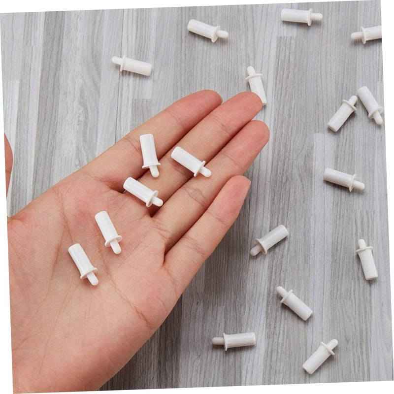 klarako 200 pcs repair Furniture Windows Louvers Replacement Home Supplies Telescopic Pin Replacing Tools Plantation for Loaded Shutter Spring White Re - Image 4
