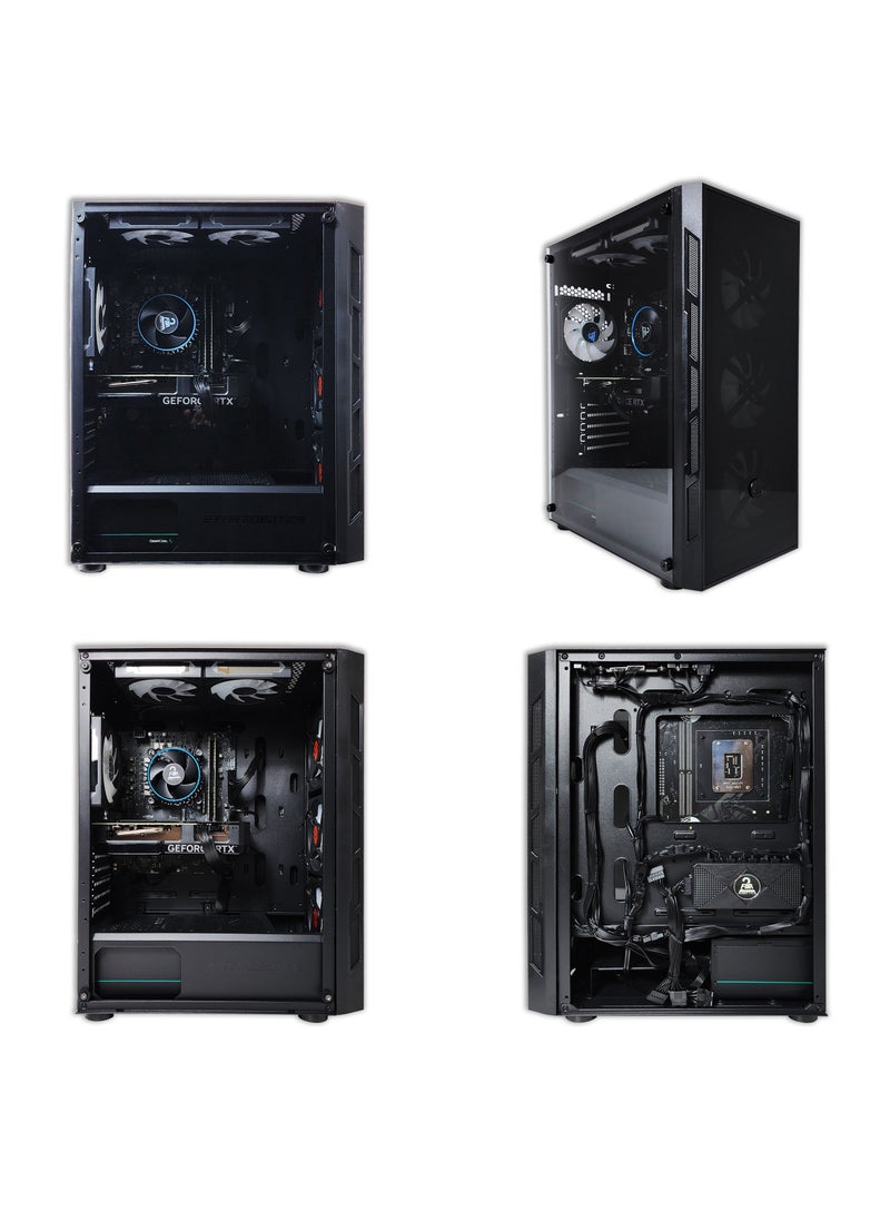 2 FAR ROBOTICS - RGB Gaming PC - Intel i5-14400F, 16GB DDR4, Nvidia RTX 4060 Ti, 1TB NVME M.2 SSD, RGB CPU Case, Windows 11 pro, 1 Year Warranty (T-256 V2) - Image 1