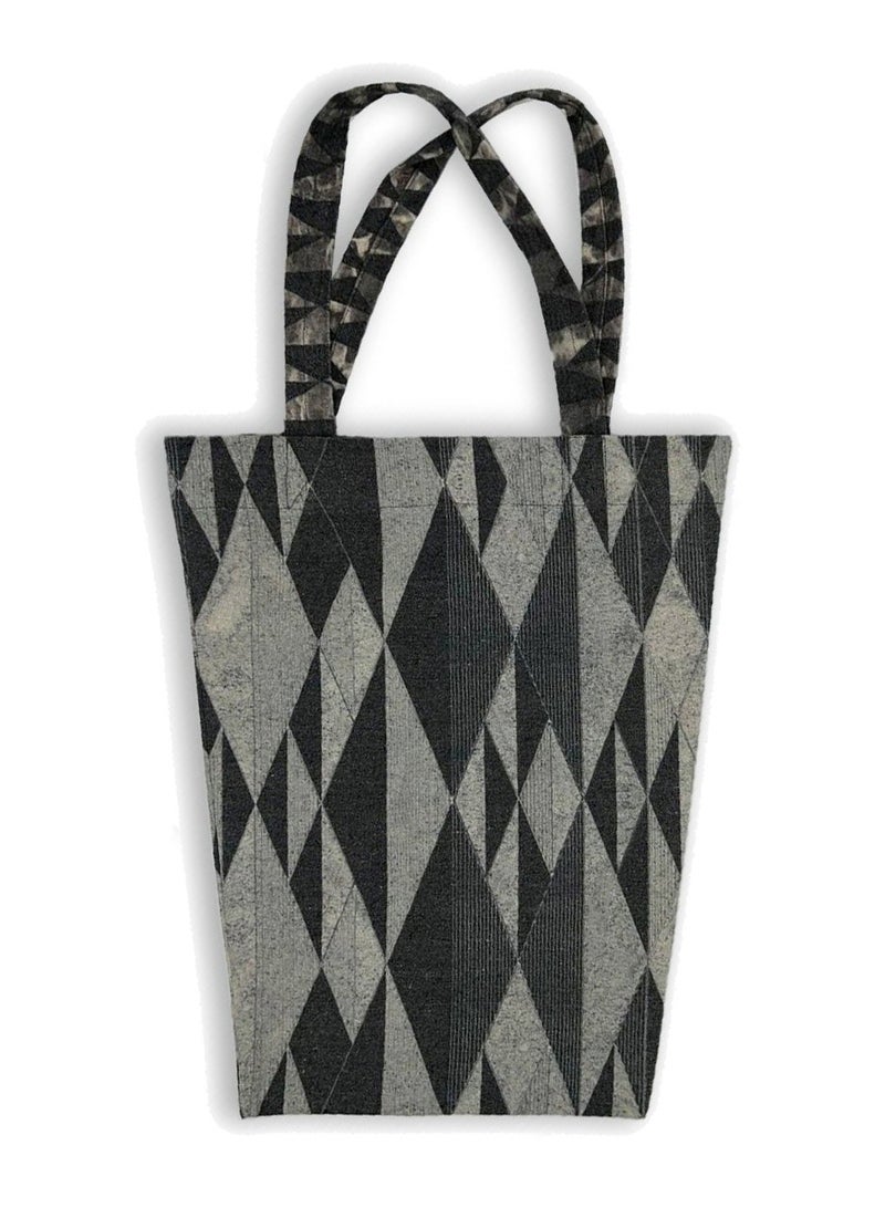 Gharibo Bags casual printed linen tote bag T230006B - Image 1