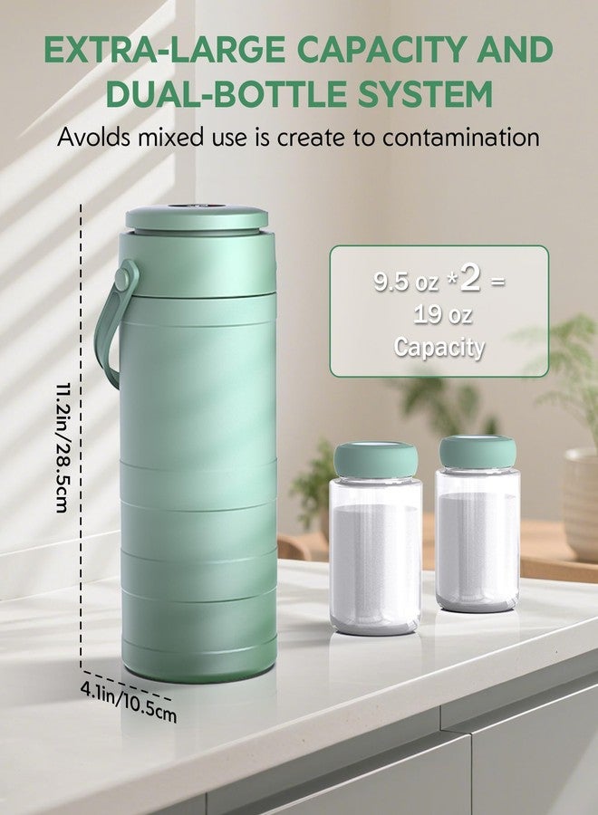 PLOSIF Portable Breast Milk Cooler for Outdoors, 360° All-Round Cooling Keeps Milk Fresh for 24 Hours, 22oz Large Capacity Breastmilk Chiller with 2pcs BPA-Free Bottle for Breastmilk Storage - Image 5