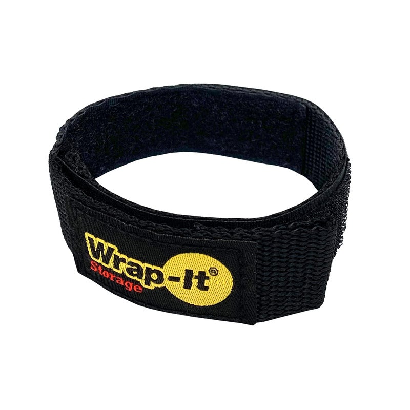 Wrap-It Storage Quick-Straps by Wrap-It Storage â€“ 12â€ (12-Pack) Black - Hook and Loop Cord Wraps for Cable Storage and Organization - Image 1